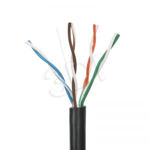 Kabel UTP Alantec KIU5LINKA100BL ( kat.5e PVC 100m linka czarny )