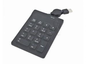 Gembird Klawiatura przewodowa KPD-1F czarny numeryczna