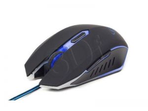 GEMBIRD MYSZ MUSG-001-B OPTYCZNA 2400DPI DLA GRACZY USB CZARNO-NIEBIESKA