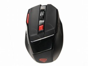 Mysz bezprzewodowa Natec optyczna Genesis V55 2000dpi czarno-czerwona