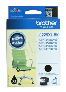 BROTHER Tusz Czarny LC229XLBK=LC-229XLBK, 2400 str.