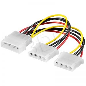 AKYGA ADAPTER MOLEX F / 2X MOLEX M AK-CA-15