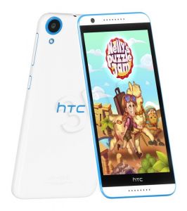 Smartphone HTC Desire 820G 16GB 5,5\ biały z niebieskim wykończeniem Dual Sim