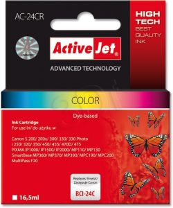 ActiveJet AC-24CR tusz trójkolorowy do drukarki Canon (zamiennik Canon BCI-24C) Premium
