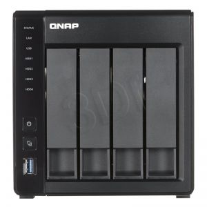 Serwer NAS QNAP TS-451+-8G-EU (Tower HDD 4szt. Pamięć RAM 8GB Quad-core Intel Celeron 2.0GHz)