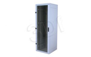 Triton Szafa rack 19  stojąca RMA-45-A61-CAX-A1 (45U, 600x1000mm, przeszklone drzwi, kolor jasnosz