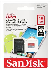 Sandisk micro SDHC SDSQUNC-016G-GN6IA 16GB Class 10
