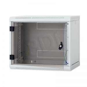 Triton 19 Szafa wisząca jednosekcyjna RUA-06-AS4-CAX-A1 (6U, 400mm głębokość, przeszklone drzwi, k