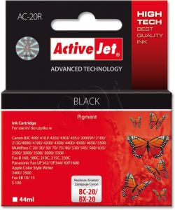 ActiveJet AC-20R tusz czarny do drukarki Canon (zamiennik Canon BC-20, BX-20) Premium