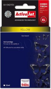 ActiveJet AH-940YRX tusz żółty do drukarki HP (zamiennik HP 940XL C4909AE) Premium