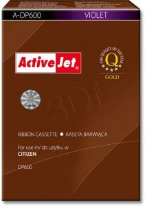ActiveJet A-DP600 taśma Fiolet do drukarki Citizen (zamiennik Citizen  DP600 ) Supreme