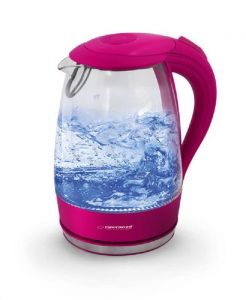 ESPERANZA CZAJNIK ELEKTRYCZNY SZKLANY SALTO ANGEL 1.7L PINK EKK011P
