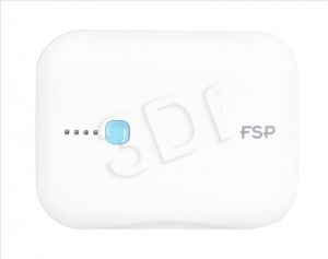 Fortron Powerbank Runner 7800mAh USB biało-niebieski