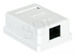 Gniazdo RJ45 kat.5e Alantec kompletne, natynkowe, UTP 1szt.