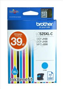 BROTHER Tusz Niebieski LC525XLC=LC-525XLC, 1300 str.
