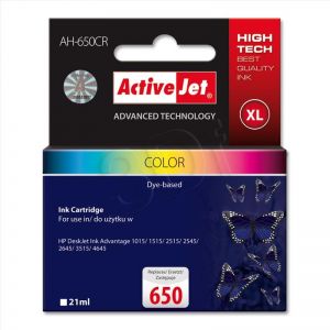 ActiveJet AH-650CR tusz trójkolorowy do drukarki HP (zamiennik HP 650 CZ102AE) Premium, +110% drukuj