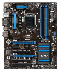 MSI Z97-G43 Z97 LGA1150 (PCX/DZW/VGA/GLAN/SATA3/USB3/RAID/DDR3/CROSSFIRE)