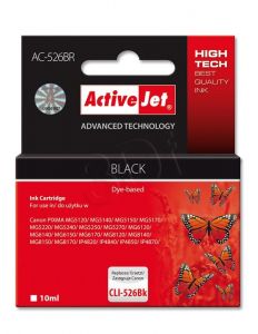 ActiveJet AC-526BR tusz czarny do drukarki Canon (zamiennik Canon CLI-526BK) Premium/ chip