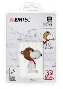 Emtec Flashdrive PN104 8GB USB 2.0 Snoopy Flying biały