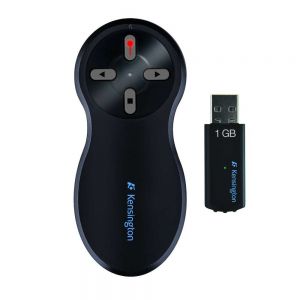 Pilot do prezentacji Wireless Presenter Red Laser z pamięcią USB
